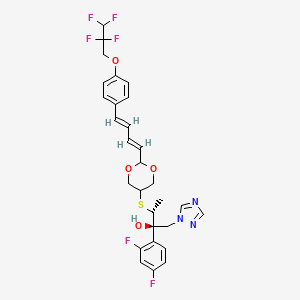 molecular formula C29H29F6N3O4S B10785710 Unii-PN3anl99HW CAS No. 183800-35-3