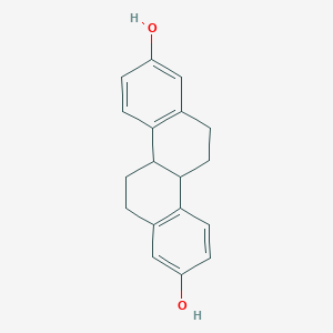 molecular formula C18H18O2 B10785748 4b,5,6,10b,11,12-Hexahydrochrysene-2,8-diol 