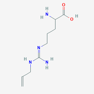 2-Amino-5-[[amino-(prop-2-enylamino)methylidene]amino]pentanoic acid