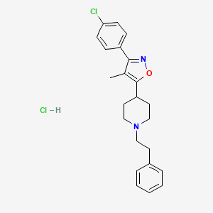 molecular formula C23H26Cl2N2O B10785768 L-741,741 hydrochloride 