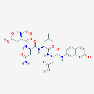 molecular formula C30H38N6O12 B10785910 Ac-DNLD-AMC 