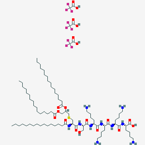 molecular formula C87H159F9N10O19S B10785945 Pam3CSK4 TFA 