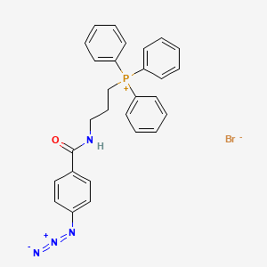 (3-(4-Azidobenzamido)propyl)triphenylphosphonium,monobromide