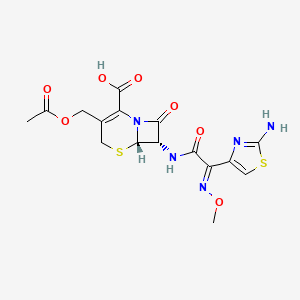 molecular formula C16H17N5O7S2 B10786019 S-(-)-Cefotaxime CAS No. 1151540-28-1