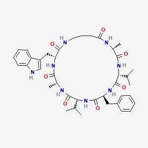 molecular formula C40H54N8O7 B10786027 Unguisin A 