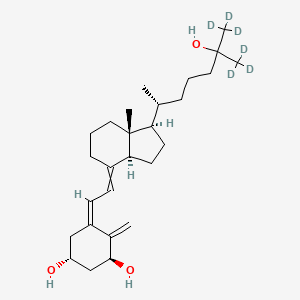 (1R,3S,5Z)-5-[2-[(1R,3aS,7aR)-7a-methyl-1-[(2R)-7,7,7-trideuterio-6-hydroxy-6-(trideuteriomethyl)heptan-2-yl]-2,3,3a,5,6,7-hexahydro-1H-inden-4-ylidene]ethylidene]-4-methylidenecyclohexane-1,3-diol