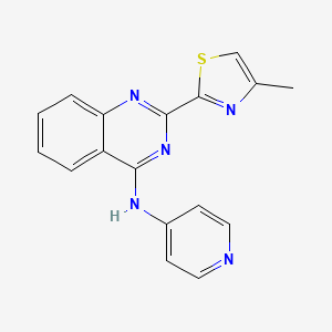 2-(4-methylthiazol-2-yl)-N-(pyridin-4-yl)quinazolin-4-amine