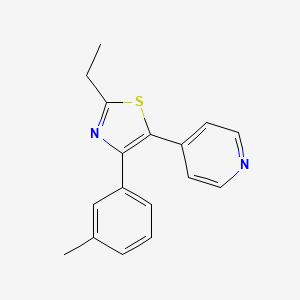 4-(2-Ethyl-4-m-tolyl-thiazol-5-yl)-pyridine