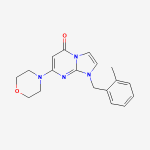 1-(2-Methylbenzyl)-7-morpholinoimidazo[1,2-a]pyrimidin-5(1H)-one