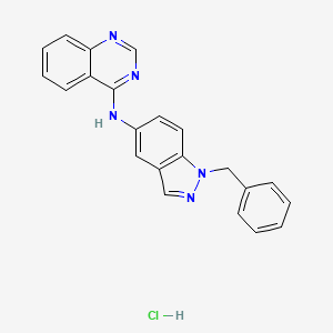 N-(1-benzylindazol-5-yl)quinazolin-4-amine;hydrochloride