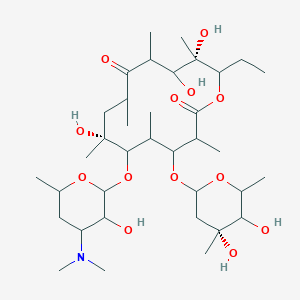 (7R,13S)-4-[(4R)-4,5-dihydroxy-4,6-dimethyloxan-2-yl]oxy-6-[4-(dimethylamino)-3-hydroxy-6-methyloxan-2-yl]oxy-14-ethyl-7,12,13-trihydroxy-3,5,7,9,11,13-hexamethyl-oxacyclotetradecane-2,10-dione