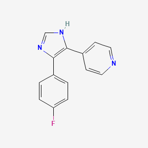 4-(4-Fluorophenyl)-5-(pyridin-4-yl)-1H-imidazole