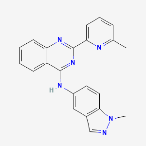 N-(1-methyl-1H-indazol-5-yl)-2-(6-methylpyridin-2-yl)quinazolin-4-amine