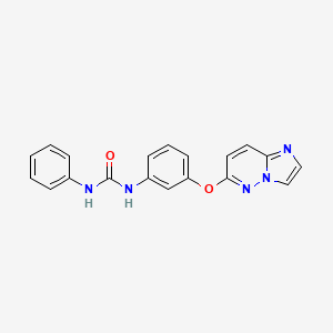 N-[3-(imidazo[1,2-b]pyridazin-6-yloxy)phenyl]-N'-phenylurea