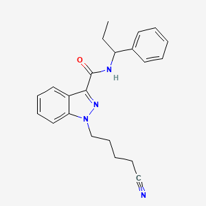 1-(4-cyanobutyl)-N-(1-phenylpropyl)-1H-indazole-3-carboxamide