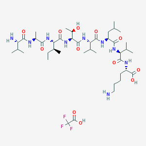 molecular formula C42H76F3N9O12 B10786751 Calp1 (tfa) 