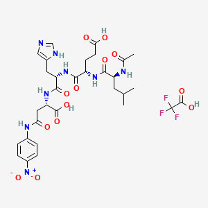 molecular formula C31H39F3N8O13 B10786818 Ac-LEHD-pNA (trifluoroacetate salt) 