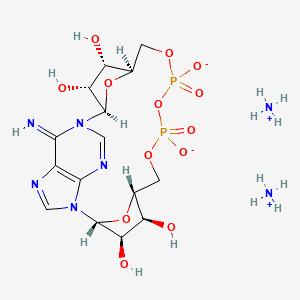 molecular formula C15H27N7O13P2 B10786831 Cyclic ADP-Ribose (ammonium salt) 