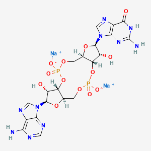 molecular formula C20H22N10Na2O13P2 B10786847 cGAMP (disodium) 