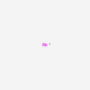 molecular formula Rb B10786875 Rubidium CAS No. 15438-27-4