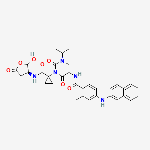 molecular formula C33H33N5O7 B10787004 Uracil 20 