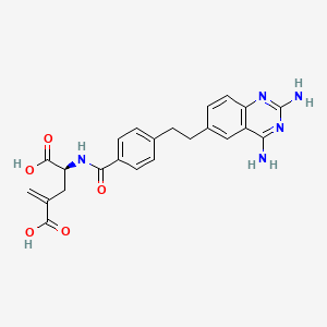 molecular formula C23H23N5O5 B10787043 L-Mobiletrex CAS No. 227016-66-2