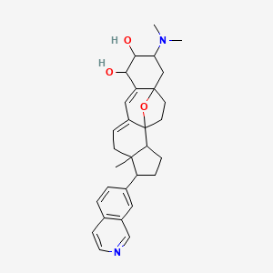 molecular formula C30H36N2O3 B10787071 Cortistatin-A 