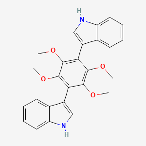 molecular formula C26H24N2O4 B10787093 Asterriquinol D dimethyl ether 