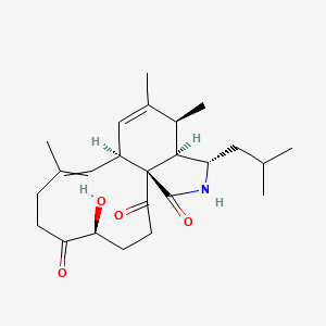 (1S,5S,11S,14S,15R,16S)-5-hydroxy-9,13,14-trimethyl-16-(2-methylpropyl)-17-azatricyclo[9.7.0.01,15]octadeca-9,12-diene-2,6,18-trione