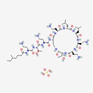 molecular formula C52H100N16O17S B10787229 Colistin (sulfate) 