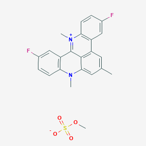 molecular formula C23H20F2N2O4S B10787305 RHPS4 methosulfate 