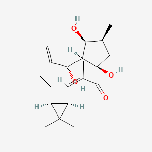 (1R,3Z,5R,7S,11S,12R,13S,14S)-1,11,13-trihydroxy-3,6,6,14-tetramethyl-10-methylidenetricyclo[10.3.0.05,7]pentadec-3-en-2-one