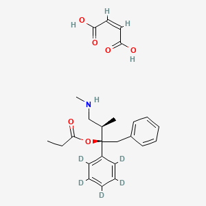 (alphaS)-alpha-[(1R)-1-methyl-2-(methylamino)ethyl]-alpha-phenyl-d5-benzeneethanolpropanoate(ester),2Z-butenedioate