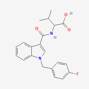 molecular formula C21H21FN2O3 B10787614 MMB-FUBICA metabolite 3 