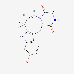 (6S,9Z)-16-methoxy-6,11,11-trimethyl-5,8,13-triazatetracyclo[10.7.0.03,8.014,19]nonadeca-1(12),2,9,14(19),15,17-hexaene-4,7-dione