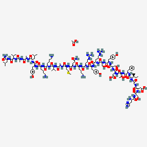 molecular formula C144H228N40O41S B10787717 PACAP (1-27), human, ovine, rat acetate 