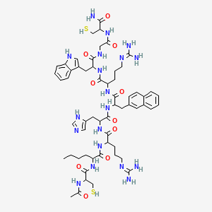 molecular formula C58H81N19O10S2 B10787730 Cxrharwgc 