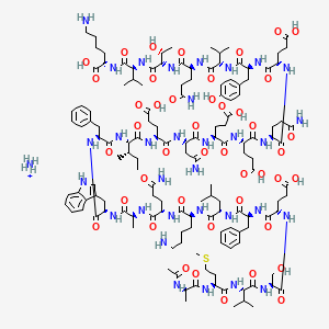 molecular formula C141H214N33O44S+ B10787792 Ac2-26 (human) (ammonium salt) 