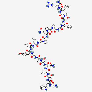 molecular formula C112H161N29O28 B10787875 Gwtlnsagyllgpqppgfspfr 