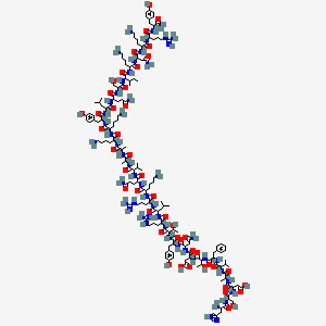 molecular formula C167H270N52O46 B10787912 Hsdavftdny trlrkqvaak kylqsiknkr Y 