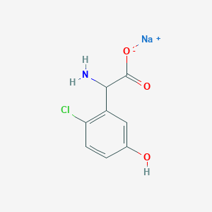 molecular formula C8H7ClNNaO3 B10787915 CHPG Sodium salt 