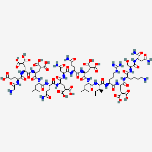 molecular formula C88H138N26O44 B10787986 Conantokin-G 