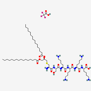 molecular formula C67H127F3N10O14S B10788018 Pam2CSK4 (trifluoroacetate salt) 