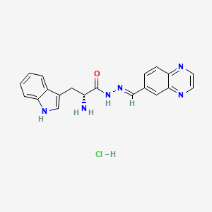 molecular formula C20H19ClN6O B10788047 Rhosin hydrochloride 