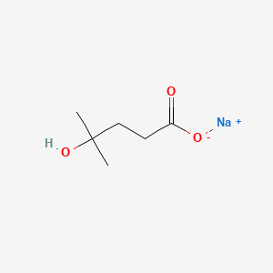 molecular formula C6H11NaO3 B10788063 Sodium 4-Hydroxy-4-methylpentanoate 