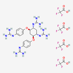 molecular formula C30H36F12N12O10 B10788114 Ssm3 tfa 