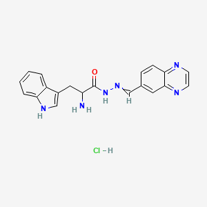 molecular formula C20H19ClN6O B10788124 Rhosin (hydrochloride) 