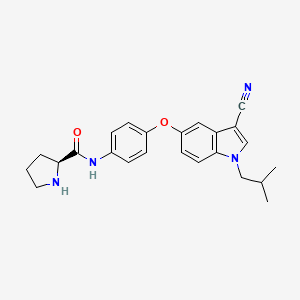 molecular formula C24H26N4O2 B10788142 AZ Pfkfb3 26 