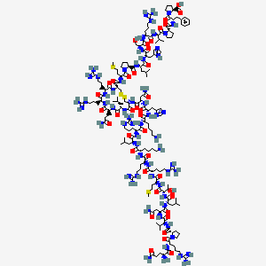 molecular formula C170H289N63O39S4 B10788165 ELA-32 (human) 