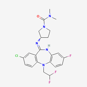 molecular formula C22H23ClF3N5O B10788250 Nvs pak1 C 